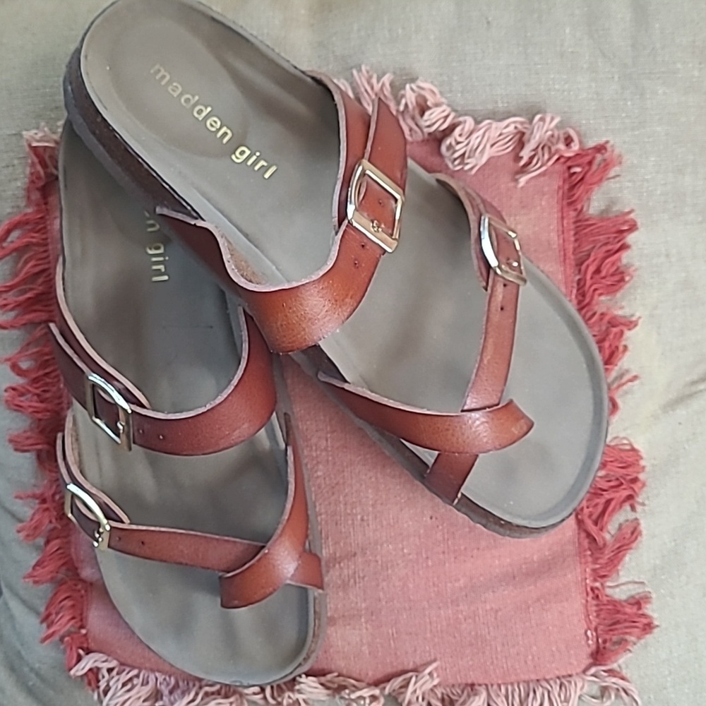 NWB Madden Girl Bryceee brown slide sandal - Picture 4 of 7